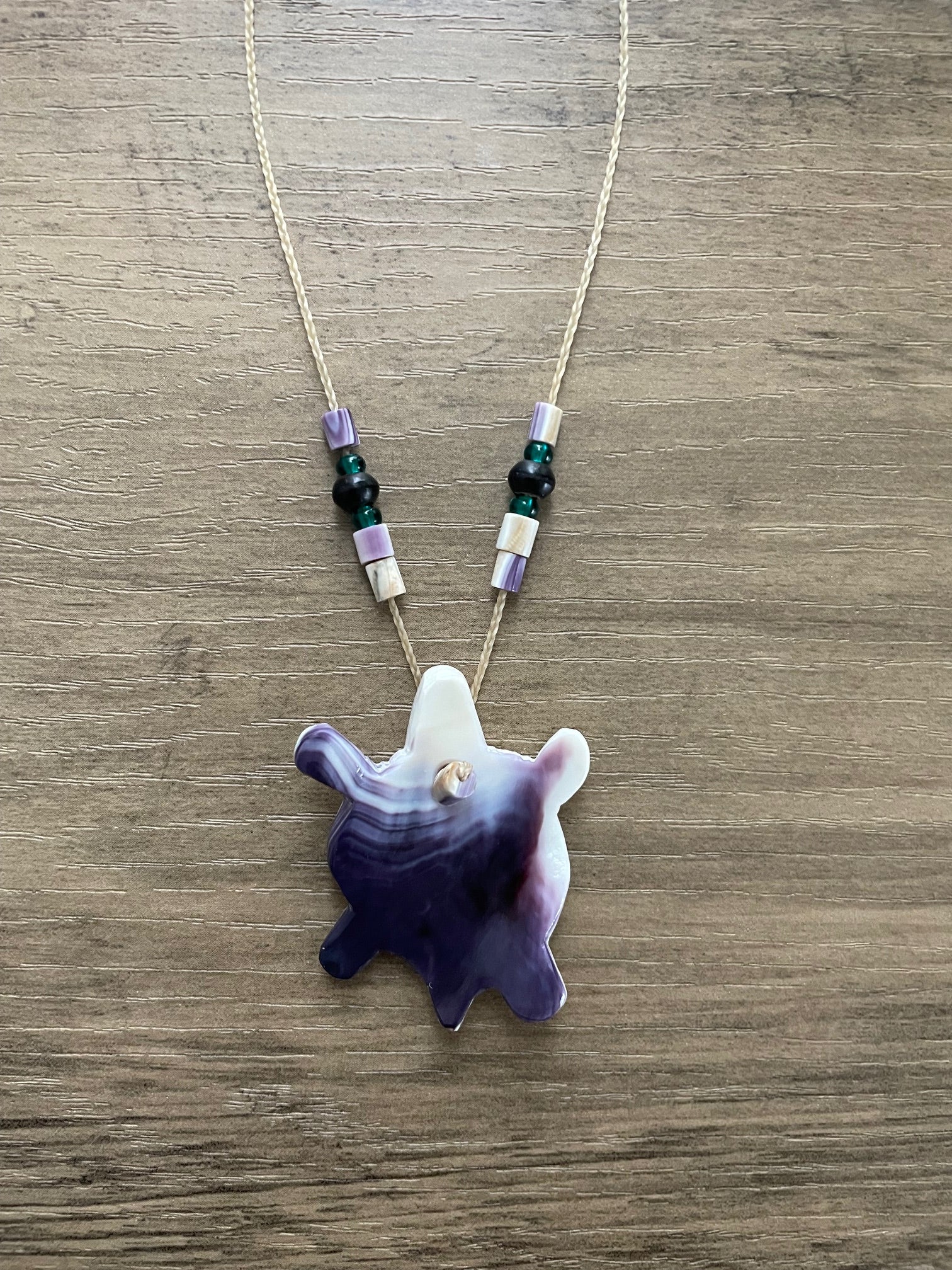 Toonupah Wampum Necklace – Elizabeth James Perry