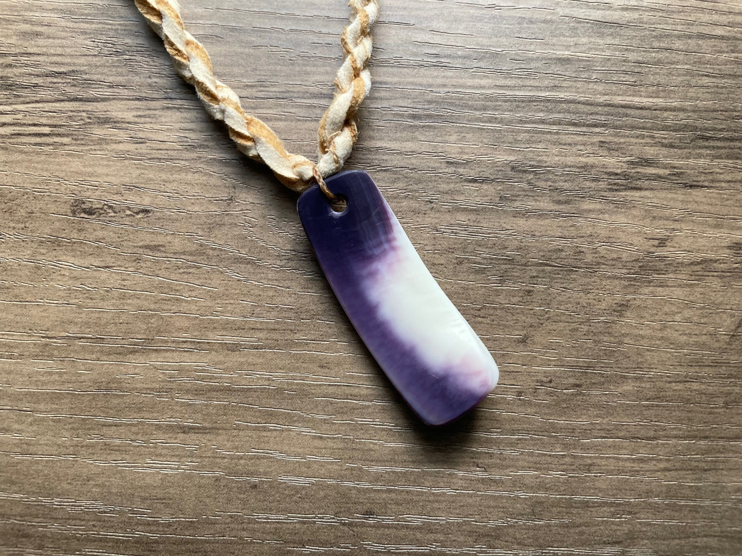 Wampum Tag Necklace