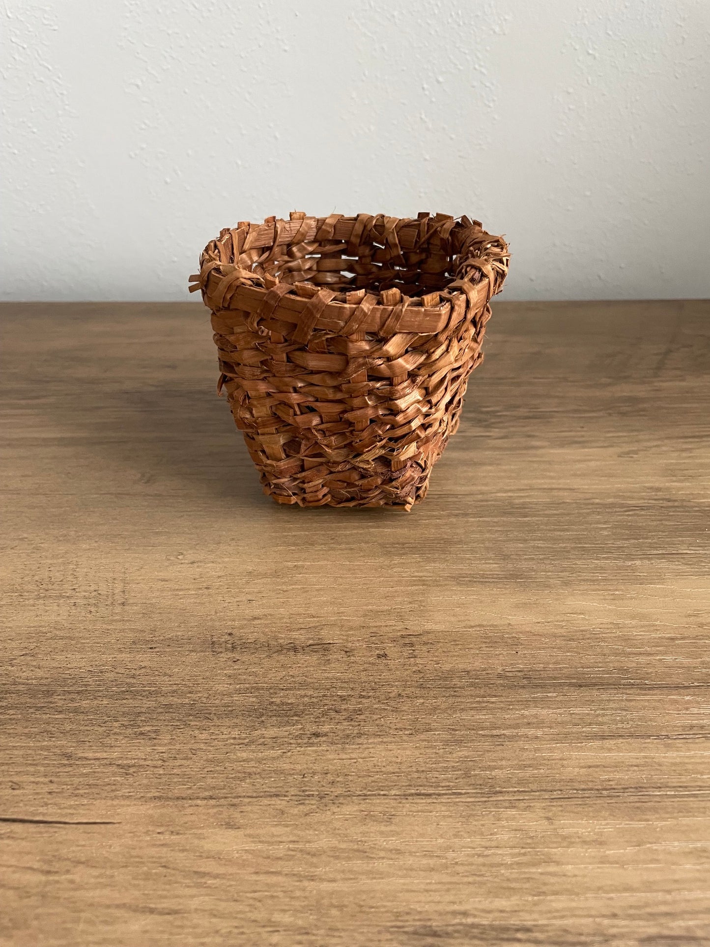 Twined Cedar Berry Basket