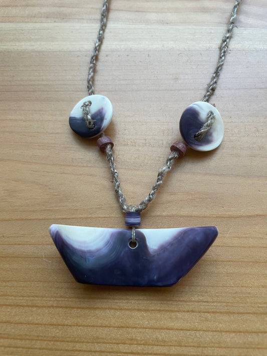 Racing Canoe Necklace