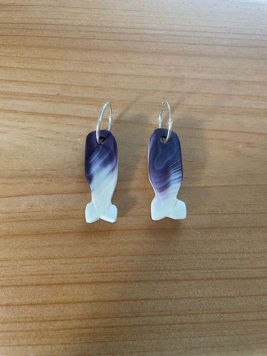 Whale Earrings