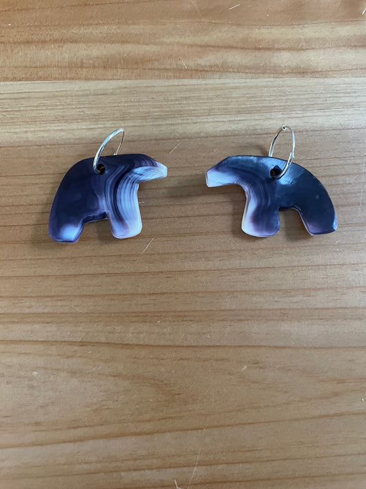 Black Bear Earrings