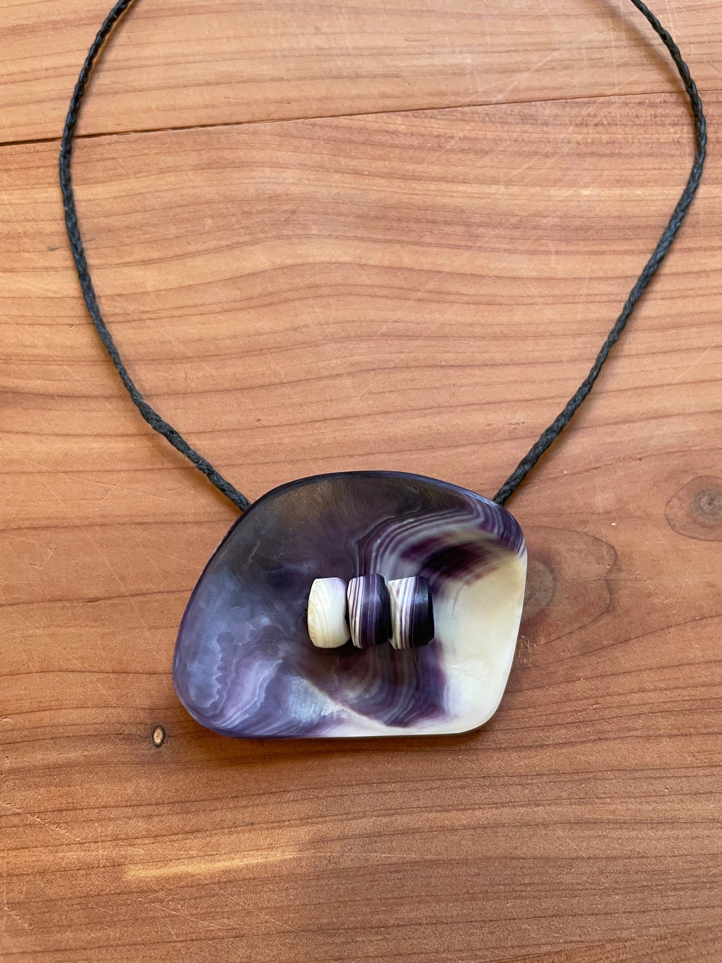 Organic Shield Necklace