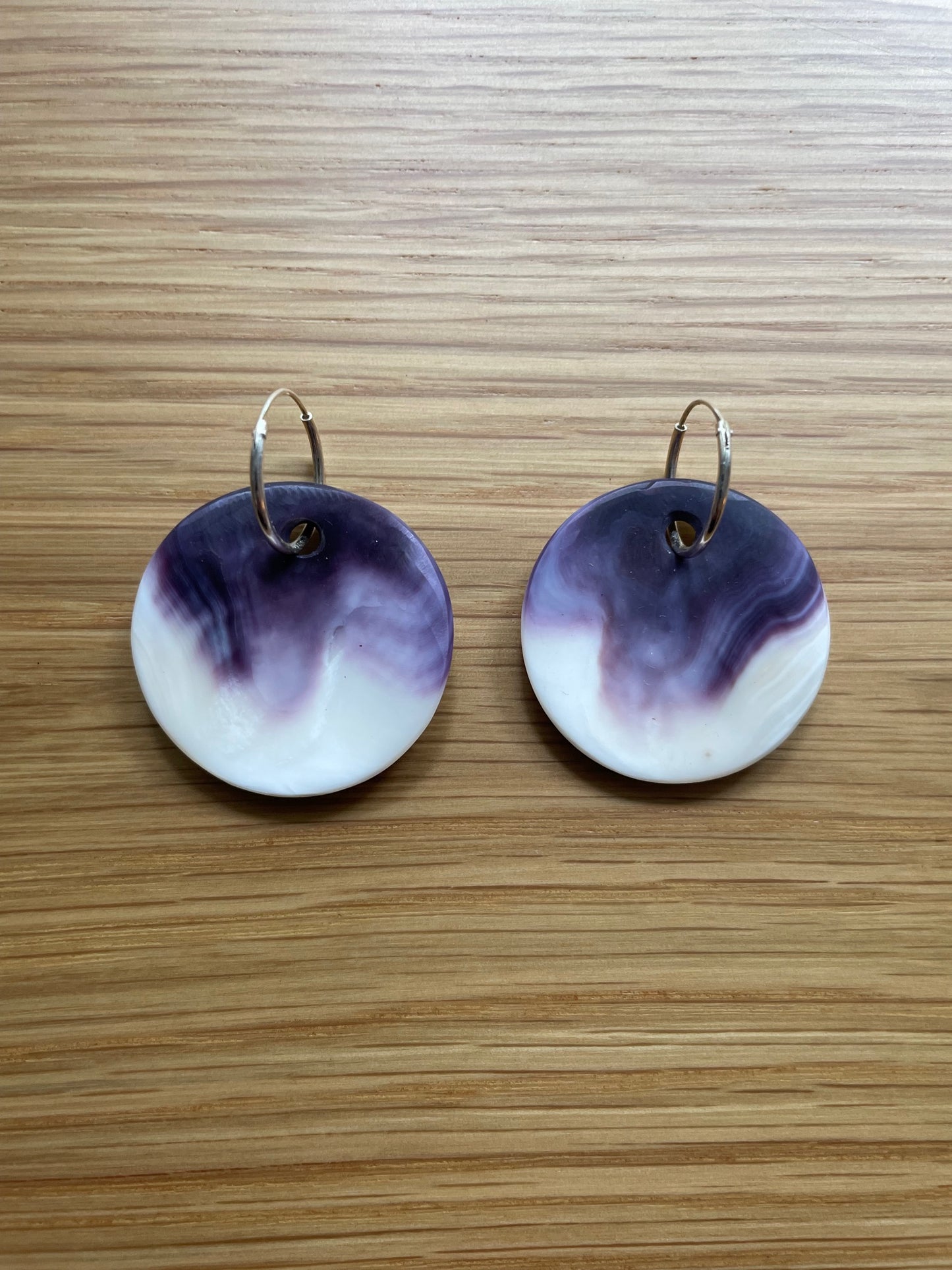 Large Sun Disc Earring
