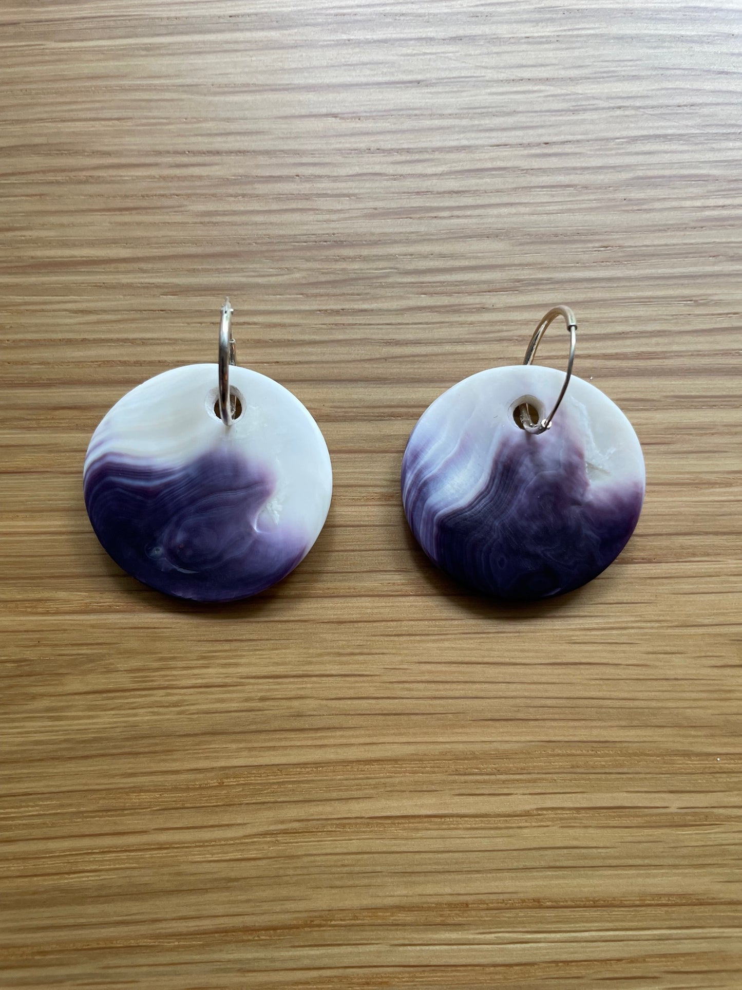 Large Sun Disc Earring
