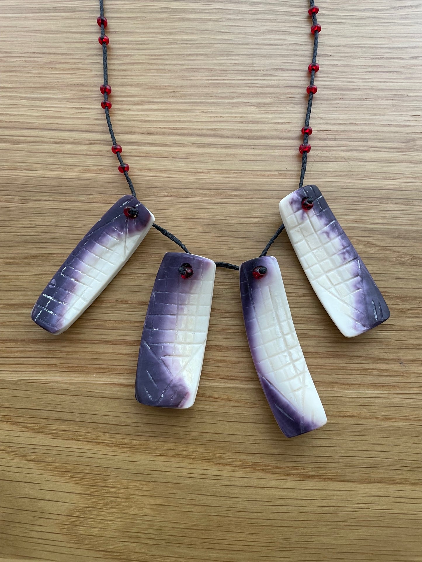 Exceptional Corn Growing Well Necklace