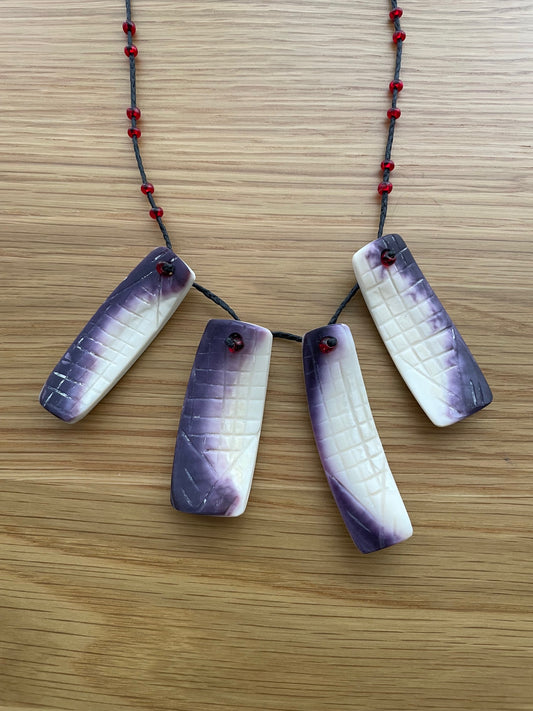 Exceptional Corn Growing Well Necklace