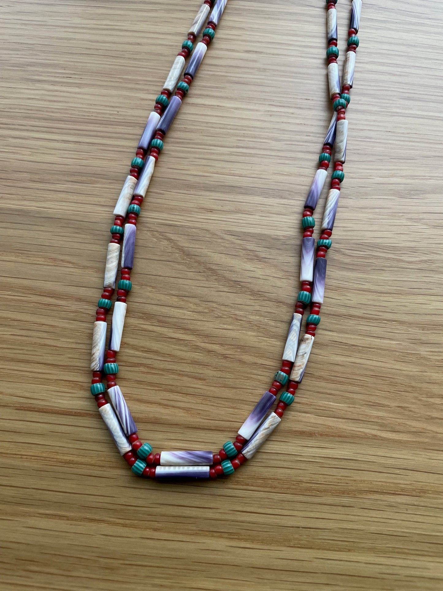Autumn Wampum Necklace
