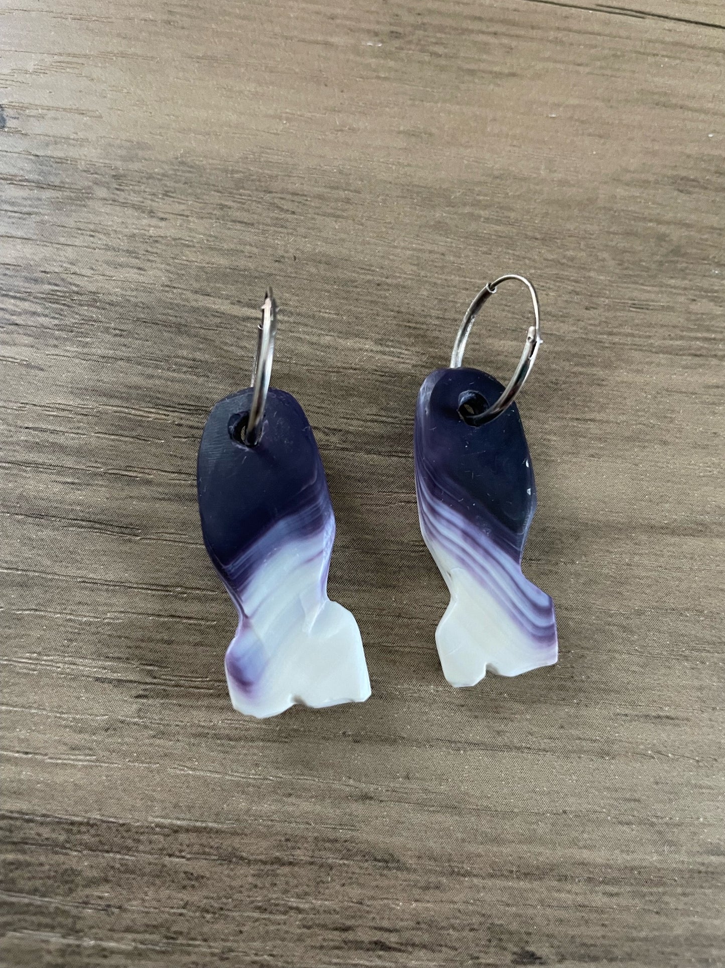 Small Whale Earrings